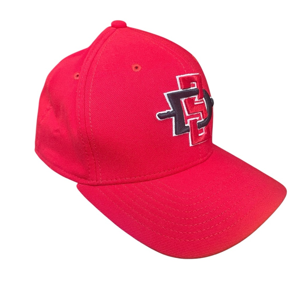 Nike San Diego State University Hat Small Fitted Red Dri-Fit Swoosh SDSU Aztecs - Picture 4 of 10